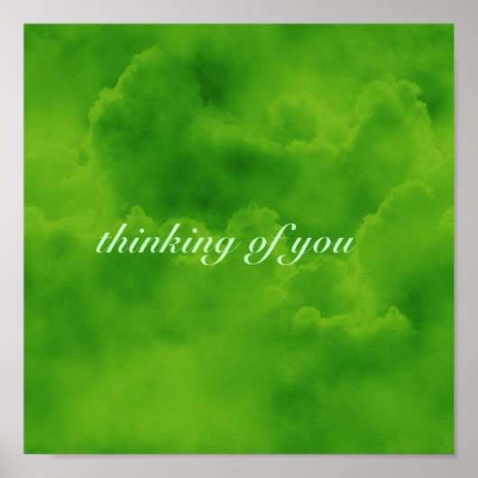 denken aan jou poster (Voorkant)