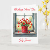 Denken aan jou | Red Poppies Kaart (Gele Bloem)