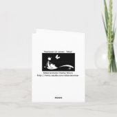 Denken aan jou (Siberische stijl) Kaart (Achterkant)