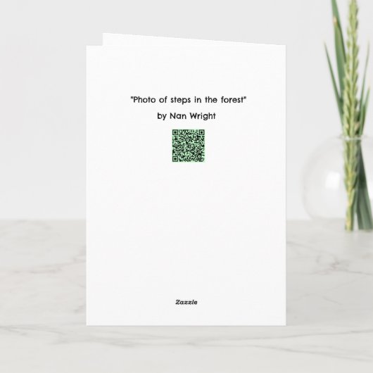 Denken aan jou, stap voor stap kaart (Achterkant)