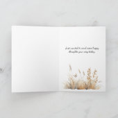 Denken aan jou Vlinders Wildflower Bloemen Kaart (Binnen)