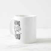 Denken aan jou Voodoo Doll Funny Halloween 2024 Koffiemok (Voorkant links)