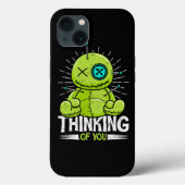 Denken aan jou voodoo poppen schattig en griezelig Case-Mate iPhone case (Achterkant)