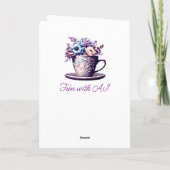 Denken aan jou | Vriendschap Kaart (Achterkant)