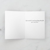 Denken aan jou Waterverf Dragonfly Kaart (Binnen)