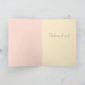 Denken aan jou Wenskaart -  Kaart (Binnen)