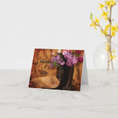 Denken aan jou - Westerne notitiekaarten (Gele Bloem)