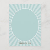 Denken aan jou White Superhero Dog Briefkaart (Voorkant)