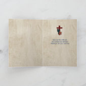 Denken aan jullie, militairen, handen en vlaggen kaart (Binnen)