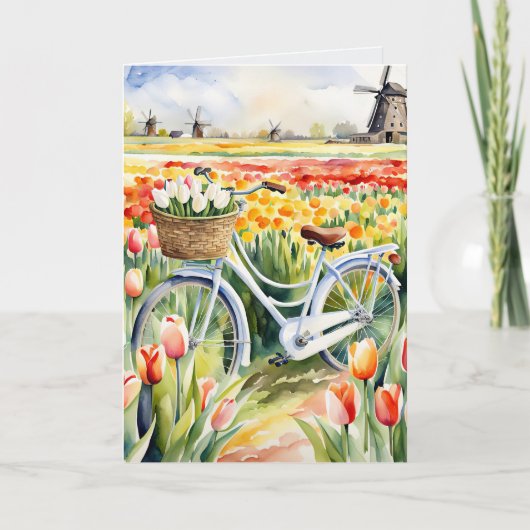 Denken aan jullie Nederlandse tulpen Kaart (Voorkant)