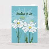 Denken aan Madeliefjes Kaart (Voorkant)