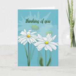 Denken aan Madeliefjes Kaart