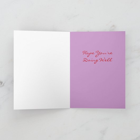 Denken aan U  Bloemen Bloemen van Bloemenboeket Kaart (Binnen)