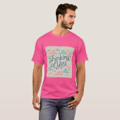 Denken aan u Cloud Art T-shirt voor mannen (Voorkant volledig)