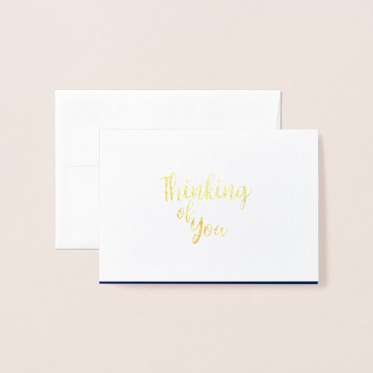 Denken aan U Folie Kaart (Voorkant met envelop)