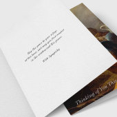 Denken aan U Geboorte Condoleance Sympathie Feestdagen Kaart