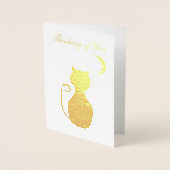 Denken aan u Groet Folie Kaart (Voorkant)