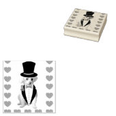 Denken aan u houten rubberen stempel (Gestempeld)