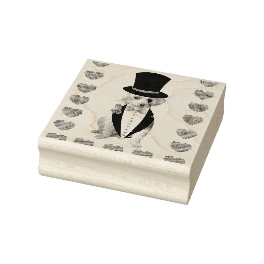 Denken aan u houten rubberen stempel (Stempel)