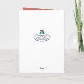 Denken aan u Italiaanse chef-kok Bakken Pizza Hot  Kaart (Achterkant)