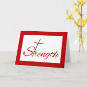 Denken aan U Kracht en Psalm 19 14 Kaart (Gele Bloem)