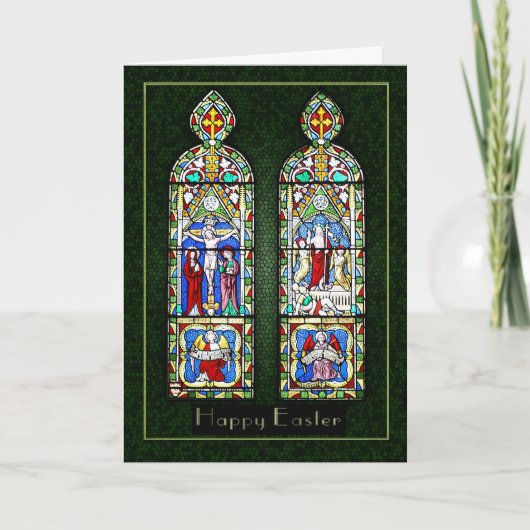 Denken aan u met Pasen - De opstanding in St Feestdagen Kaart (Voorkant)