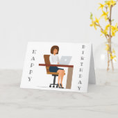 DENKEN AAN "U" OP UW **VERJAARDAG** KAART (Gele Bloem)