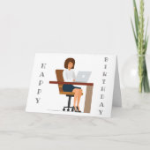 DENKEN AAN "U" OP UW **VERJAARDAG** KAART (Voorkant)