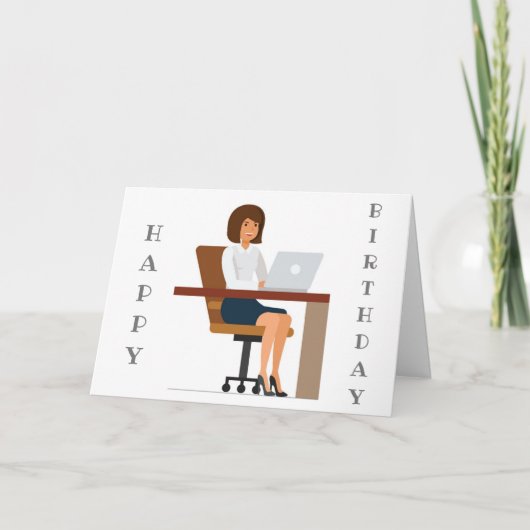 DENKEN AAN "U" OP UW **VERJAARDAG** KAART (Voorkant)