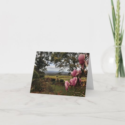 Denken aan u Roze Magnolia's Kaart (Voorkant)