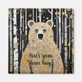 Denken aan u Schattige Beer knuffel Magneet (Voorkant)