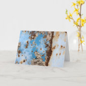 Denken aan u - Shades of Rust Kaart (Gele Bloem)