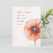 Denken aan U Sympathie Jubileum Kaart (Staand voorkant)