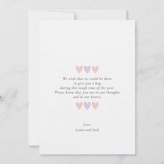 Denken aan U Sympathie Jubileum Kaart (Achterkant)