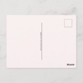 Denken aan u Windmolens op Dawn Waterverf Briefkaart (Achterkant)