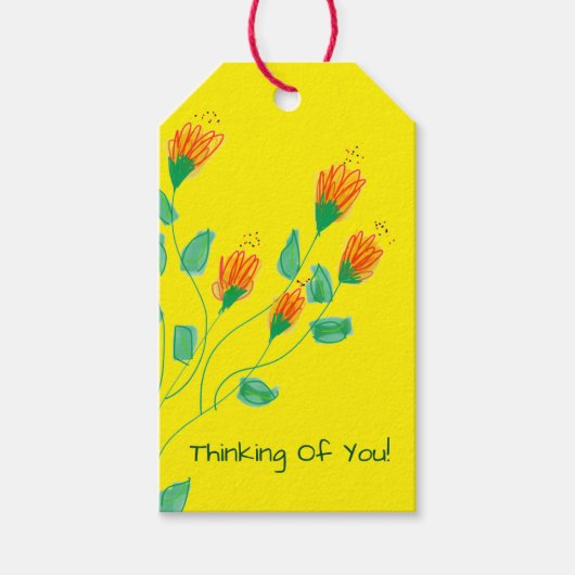 Denken aan uw cadeau Label Cadeaulabel (Voorkant)