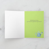 Denken aan uw favoriete tuinier gereedschap kaart (Binnen)