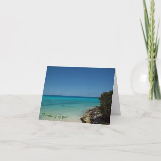 Denken aan uw kaart - Bermuda (Voorkant)