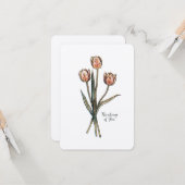 Denken aan uw Kaart (gerecycled) (Voorkant / Achterkant in situ)