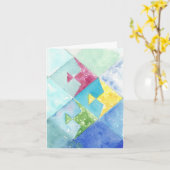 Denken aan uw vis Kaart (Gele Bloem)