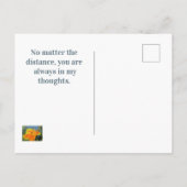 Denken aan You Bee Pun Canna Lily Flower Briefkaart (Achterkant)