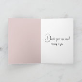 Denken aan You Cherry Blossoms Kaart (Binnen)