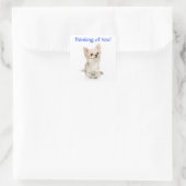 Denken aan You Chihuahua Puppy Sticker (Tas)