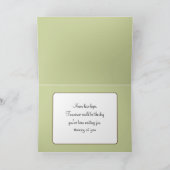 Denken aan You Lily van The Valley en Lilacs Kaart (Binnen)