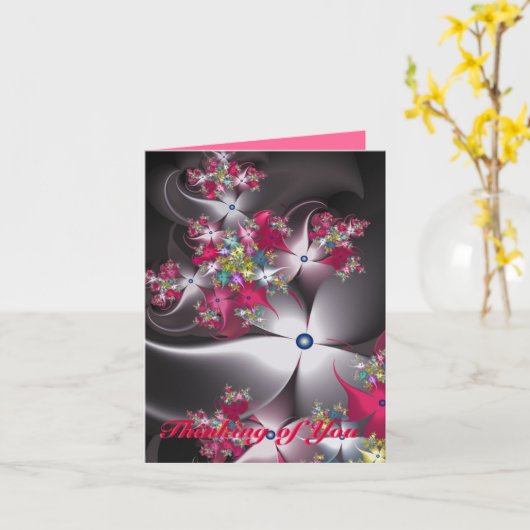 Denken aan You Note Cards Kaart (Gele Bloem)