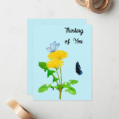 Denken aan You Note Cards Notitiekaartje (Voorkant / Achterkant in situ)