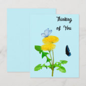 Denken aan You Note Cards Notitiekaartje (Voorkant / Achterkant)