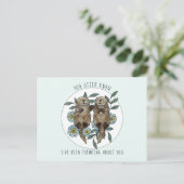 Denken aan You Otters Briefkaart (Staand voorkant)