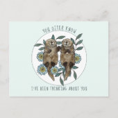 Denken aan You Otters Briefkaart (Voorkant)