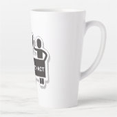 Denken+bidden+handelen Latte mok (Rechts)